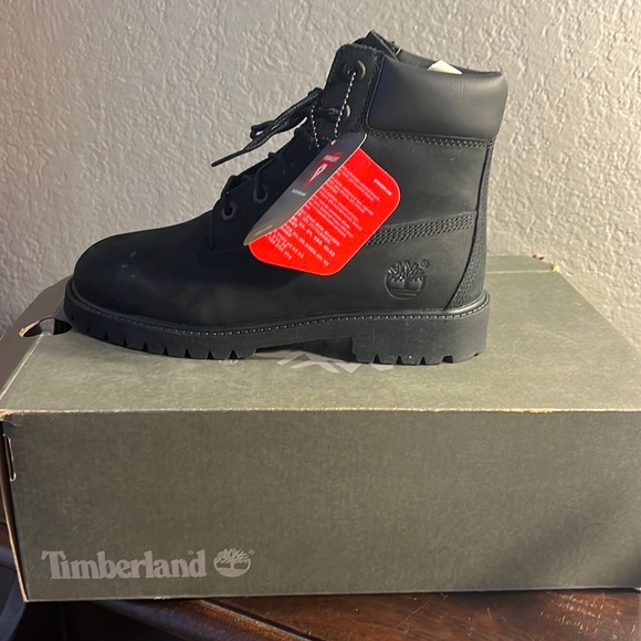NWT JUNIORS TIMBERLAND® PREMIUM 6-INCH WATERPROOF BOOTS SIZE 5M - Picture 6 of 9